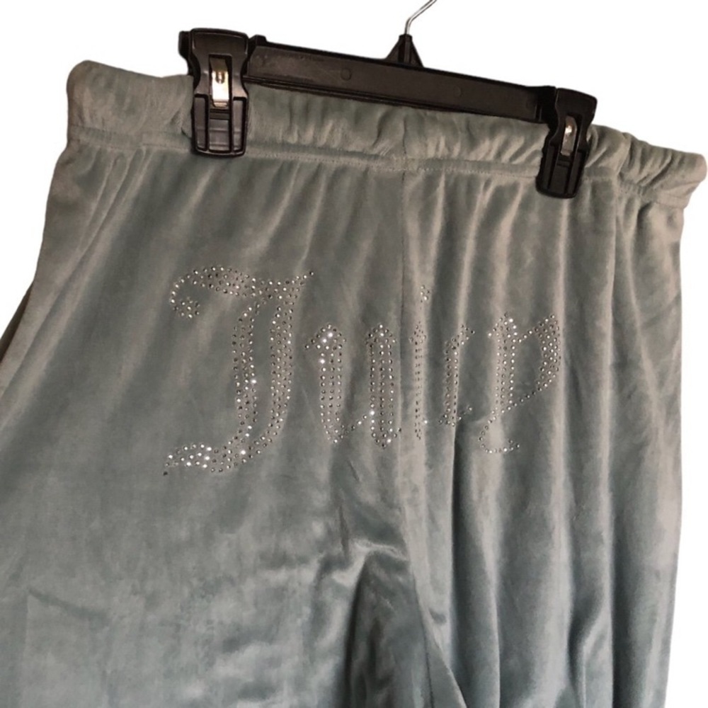 Juicy Couture Bling Embellished 2-pc Joggers & Sweatshirt Sleepwear Set - Picture 12 of 12